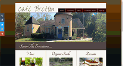 Desktop Screenshot of cafe-bretton.com